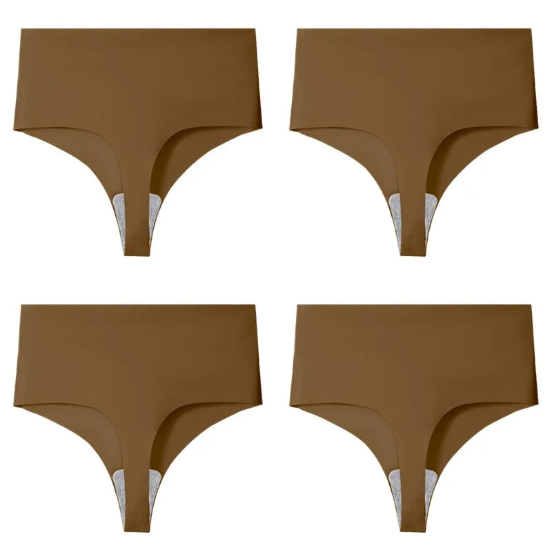 Clervaux Seamless High Waist Thong 4-Pack