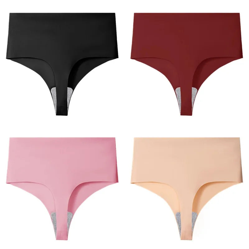 Clervaux Seamless High Waist Thong 4-Pack