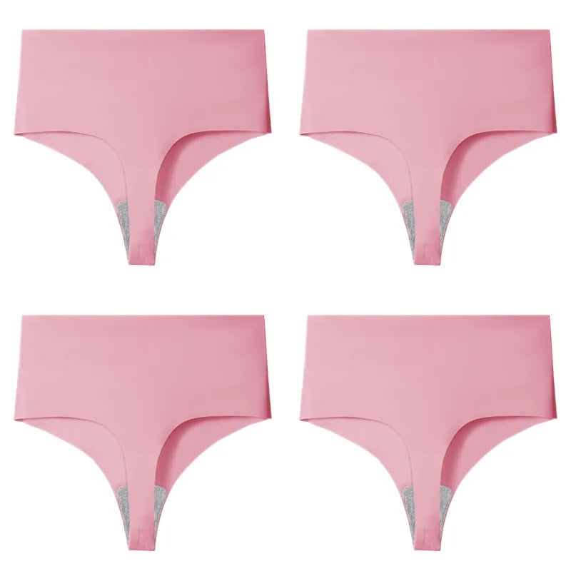 Clervaux Seamless High Waist Thong 4-Pack