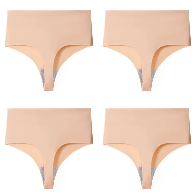 Clervaux Seamless High Waist Thong 4-Pack