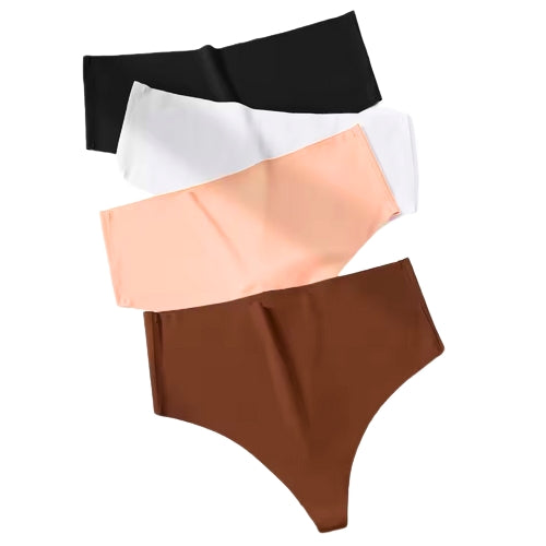 Clervaux Seamless High Waist Thong 4-Pack