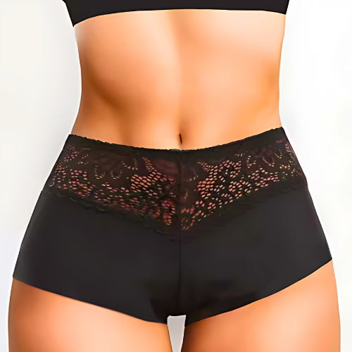 Bellecôte Seamless Lace Trim Boyshorts 6-PACK